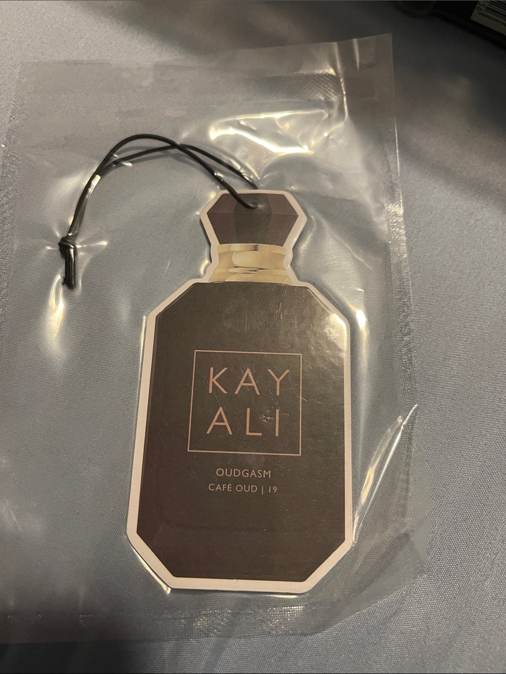 Oudgasm Cafe Oud Car Air Freshener - Black